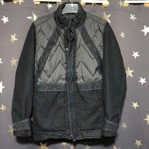 Levi’s jean and quilted chore coat